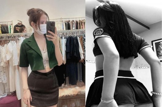 สาวที่มีเสน่ห์ชอบที่จะได้สัมผัสกับแฟนของเธอ