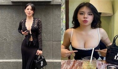 Huyen Anh พอใจแฟนของเธอในโรงแรมที่หรูหรา
